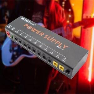 Mosky 오디오 Mpt 10 기타 이펙트 페달 전원 장치 절연 출력 9V 12V 18V 100Ma 300Ma 500Ma