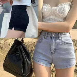 여름 데님 핫팬츠 숏팬츠 힙업효과 옆트임 짧은 바지 여성반바지 여름여성바지