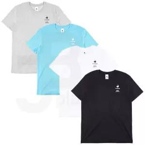 [하프클럽/르꼬끄]르꼬끄 공용 레귤러핏 베이직 40수 기본 반팔 티셔츠 QQ123L