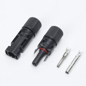 1/10 SET MC4 태양 전지 패널 용 케이블 커넥터 시스템 방수 조인트 광 어셈블리 30A 1000VD