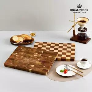 [로얄튜더] 모던 엔드그레인 도마 40 x 30cm