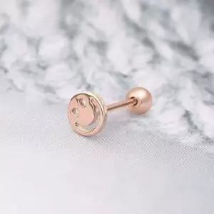 14K 골드필드 핀 스마일 베이직 피어싱