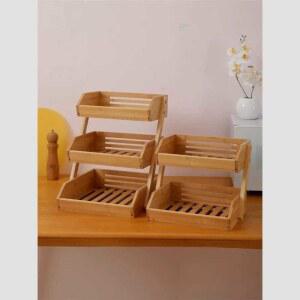 원목 빵집 우드 나무 선반 수납랙 베이커리트레이 진열