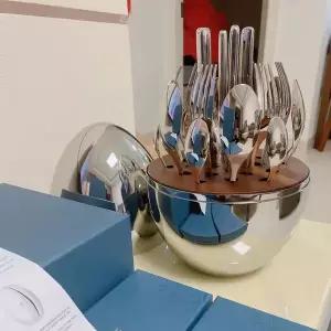 북유럽 수저통 계란모양 케이스 물빠짐 정리 보관함 수저