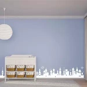 보더-캐슬 (소형) 그래픽스티커 그래픽포인트스티커 데코 시트지 벽지