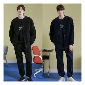 리베레츠남성기모셋업3종플리스점퍼티셔츠팬츠 385813