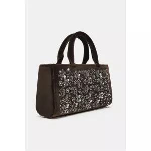 [국내] 자라 ZARA 가방 비즈 시티백 - 브라운 백 6738/610/700 5373540