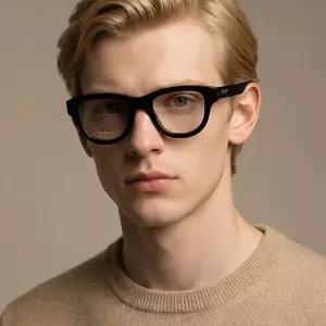 [겐조] 블랙 두꺼운 뿔테 안경테 150980145