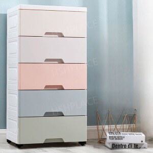 와이드 서랍장 플라스틱 수납장 와이드단서랍장 옷방서랍장