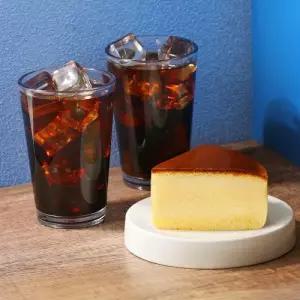 [파리바게뜨] 밥먹고 파바고! 촉촉한 클래식치즈 케이크(조각)+아이스 아메리카노 2잔