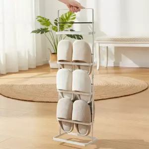 심플 실내화 거치대 거실 현관 욕실 사무실 슬리퍼 걸이 꽂이 정리대