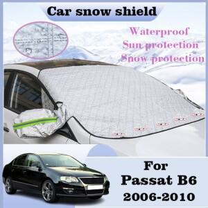 폭스바겐용 자동차 눈 커버 파사트 B6 2006-2010 용 차양 전면 유리 햇빛가리개 방지 액세서리