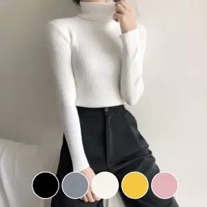 라네즈 니트 터틀넥 스타일리시 라운드 여성 트렌디 겨울 따뜻한 패션