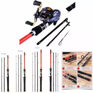 [콩심팥심]4단 플러그인 릴낚시대 멀티낚시대 원투낚시대 LEO