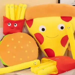 햄버거 감자튀김 쿠션 버거 인형 패스트푸드 봉제 방석