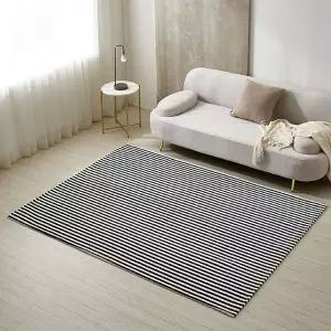 [아도라하우스] 심플 모던 스트라이프 거실러그 카페트 100x150