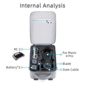 DJI 매빅 4 프로 보관 가방 휴대호환  백팩 하드 충격 방지 콤보 케이스 RC 2 드론 악세사리용