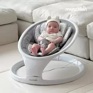 인제뉴어티 먼치킨 블루투스 자동 스윙 아기 바운서 엄마 손목 지킴이 초경량 육아헬퍼 먼치킨스윙 865016