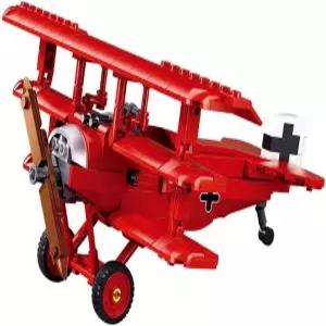 다혼파 포커 DR-1S 빌딩 블록 비행기 세트 모델 281피스 장난감 군용 벽돌 제작