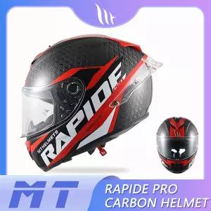 바이크 오토바이 반모헬맷 MT 헬멧 RAPIDE PRO 카본 소재 스페인 풀페이스 가용 DOT ECE 인증 강력 ABS 쉘