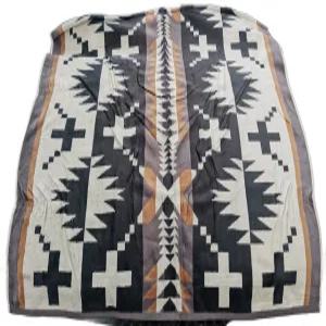 보헤미안 아즈텍 패턴 캠핑 블랭킷 소파 겸용 에스닉 담요