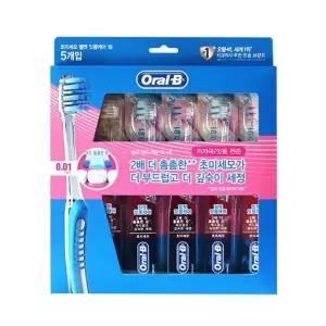 오랄비 초소형헤드 초미세모 벨벳 잇몸케어칫솔 5개입 칫솔 크리오칫솔 클리오칫솔 안티프라그칫솔