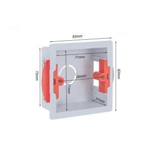벽스위치 소켓 접합 박스 석고보드  배선  흰색 86/172형 PVC 매립형 베이스