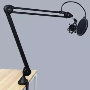 마이크거치대 탁상용 ufo마이크 관절 스탠드 검정