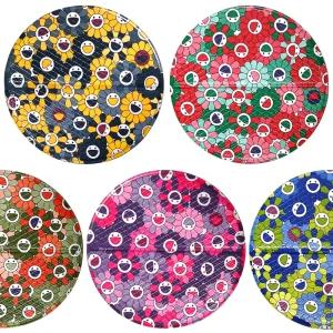 해피플라워 사우나방석 원형 (L) 32cm 양면 반접 사우나매트 국산제조 캠핑방석 목욕방석 원형방석