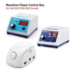 마라톤 N3 N4 챔피언 3 마이크로 모터 핸드 피스 용 전원 제어 상자 65W 매니큐어 페디큐어 기계 전기 네일