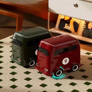 자동차모양 휴지통 빈티지 이동식 쓰레기통 바퀴달린 미니 쓰레기 자동차 휴대용 티슈 작은