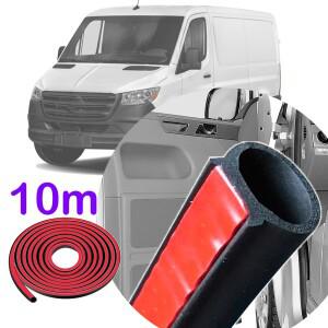510M 12x14mm D 모양 자동차 도어 씰 스트립 EPDM 고무 방음 씰 메르세데스 호환 벤츠 호환 스프린터 901 9