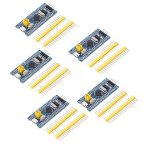 호환 5PCS STM32F103C8T6 코어 보드 모듈 ARM 32비트 MCU 마이크로 USB 포트 시스템 프로그래밍 가능 SWD M