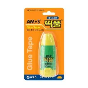 아모스 딱풀 풀테이프 8.4mmX8m 1개입) 풀테이프 4mm 8m