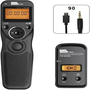 후지필름용 무선 리모컨 셔터 호환 PIXEL TW-283 90 릴리스 2.4G 타이머 후지 카메라용