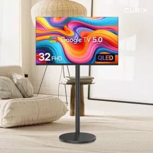 무빙큐빅스 블랙에디션 32인치 FHD QLED 삼탠바이미 이동식 스마트 TV 삼텐바이미 중소바이미 스탠바이미