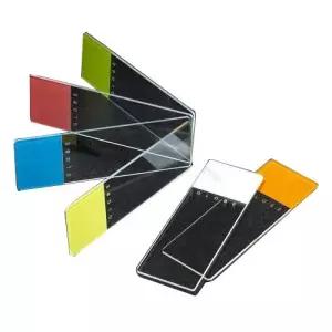 글로브 사이언티픽 1334-144 붕규산 유리 현미경 슬라이드 45° 경사 모서리 클리핑 프로스팅 25mm W x