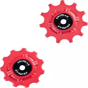 트리피크 11/11T 자키 휠 풀리 세트 시마노 및 SRAM 10/11 스피드 로드 리어 디레일러용 2개