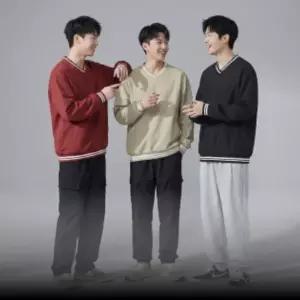 남성 간절기 바람막이 브이넥 아노락 방수 맨투맨티셔츠 스포츠 V티 V넥 등산 골프 윈드브레이커