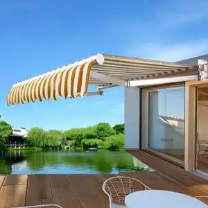 6m 어닝 대형 매장 캐노피 천막 접이식 워터프루프 벽면 차양막