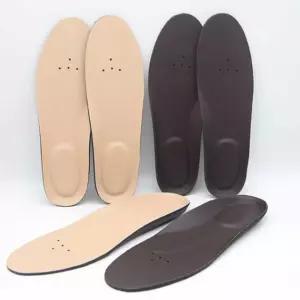 여성 가죽 깔창 브라운 기능성 성신발편한깔창 구두 인솔 쿠션 운동화인 편안한 안전화 성신 운동화