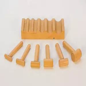 해머 펀치가 있는 U-채널 하드우드 블록 DAP-135.00