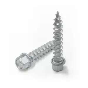 (U)육각 데크 스크류볼트 Type17 다크로 14X80 1봉(100) 88335머리외날피 머리피 나사 체결 체결못 나사못