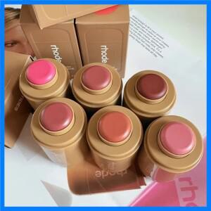 핫 밤 이지 어플리케이트 포켓 블러쉬 데이터 케이크 파우더 블러셔 바닐라 케이크 립스틱 하이드레이팅 립