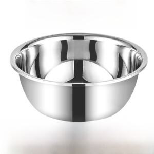 대형 스테인리스 두꺼운 주방 싱크 원형 반죽 혼합 대야 가정용 상업용 채소 세척