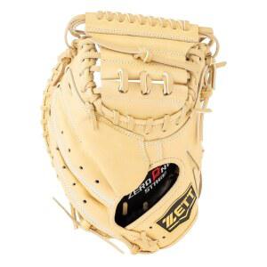 제트 ZETT 소년 연식 야구 포수 미트 제로원 스테이지 포수용 우던지기용 파스텔브라운 BJC712612