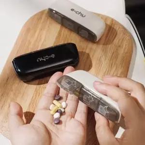 휴대용 알약케이스 U520 미니 3칸 시간별분리 보관함 약통_24404293