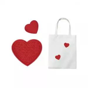 bns 의류 리폼 자수 와펜 하트 모양 패치