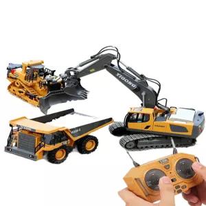 중장비 RC카 무선 RC 120 완구 덤프트럭 굴삭기 포크레인 불도저 미니 입문용