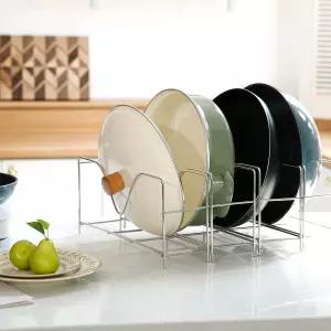 [에스에스리빙]카밀리아 후라이팬 프라이팬 정리대 슬림 1구